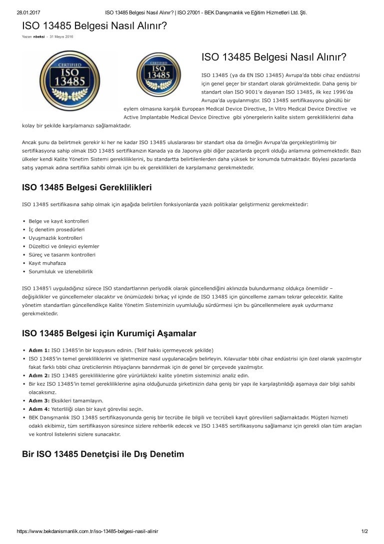 ISO Belgeleri Nasıl Alınır ISO Belgeleri Nasıl Alınır